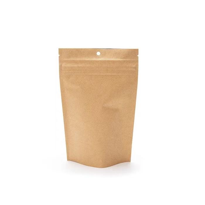 Kraft Child Resistant Stand-Up Pouch